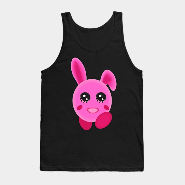 Cute Bunny gift for girls and kids Tank Top by angel